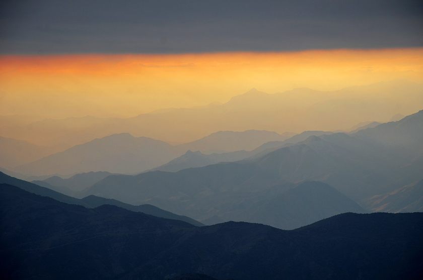 Kamtal Mountain in the Arasbaran range