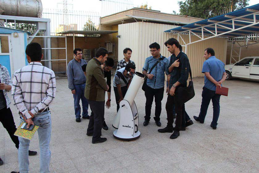 Interactive exhibit at the Ahvaz Astronomy Center