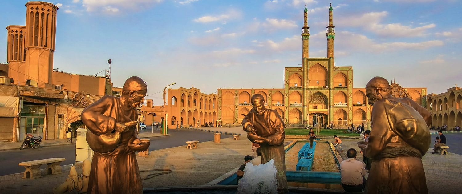 Traditional Nakhl carried during Yazd mourning processions