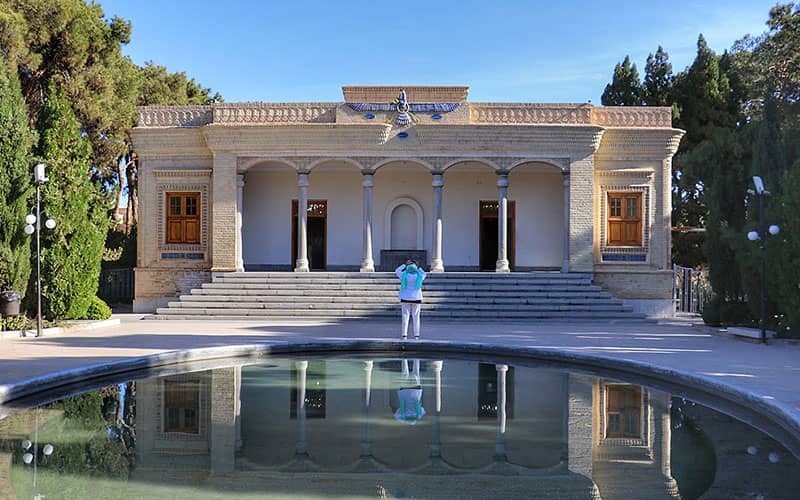 Interior courtyard of Atashkadeh Bahram