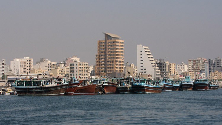 Local market scene showing the vibrant colours of Bandar Abbas daily trade