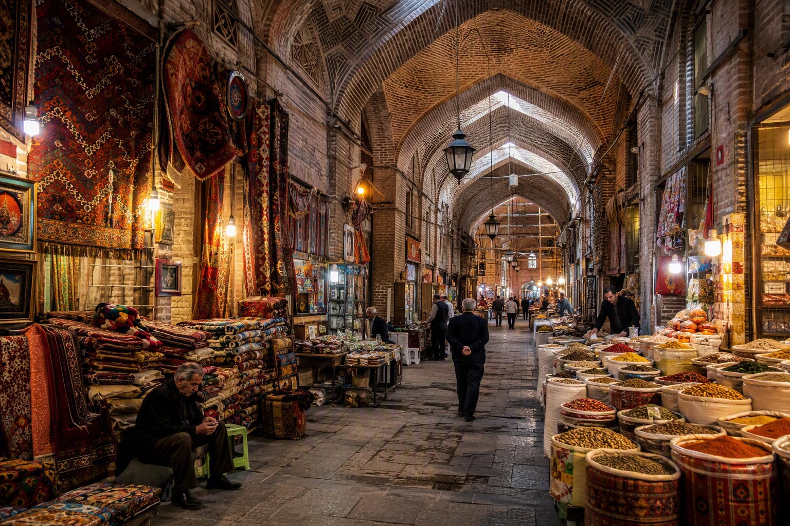 Tabriz Grand Bazaar UNESCO Silk Road solo exploration