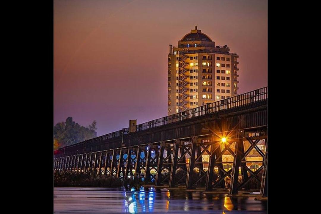 Karun River and bridges in Ahvaz
