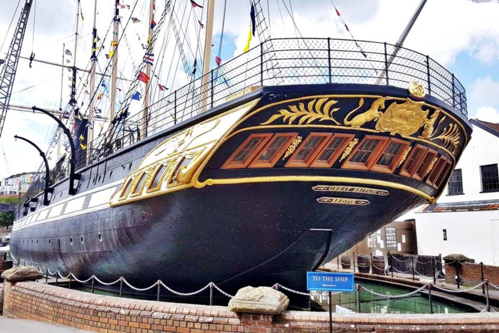 The dry dock where SS Great Britain was built