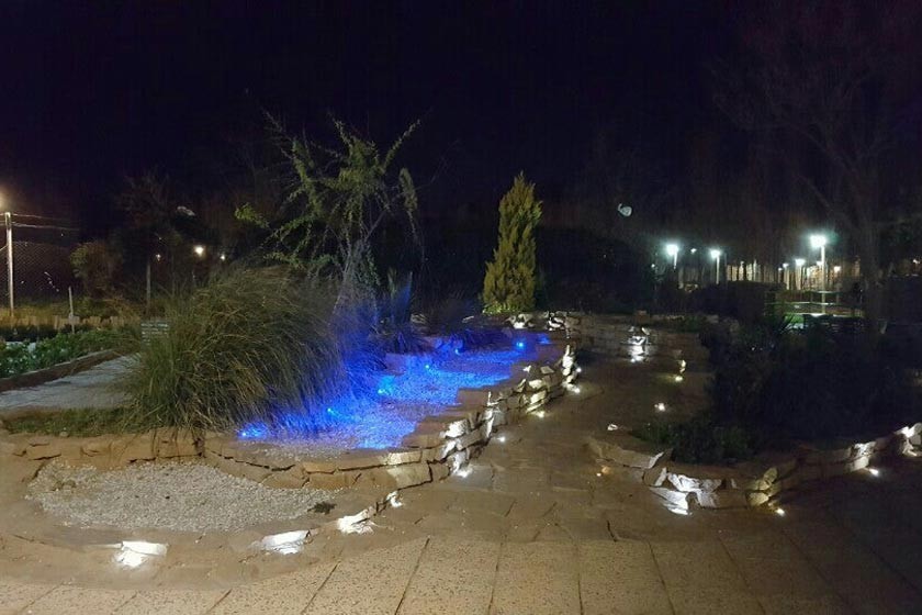 Baisat Park green space with trees and lawns