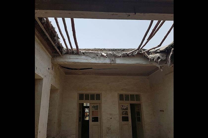Architectural details of the Kolah Farangi building showing its courtyards