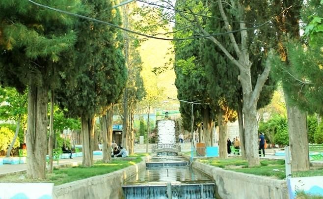 Spring and water channel in the Basiran area