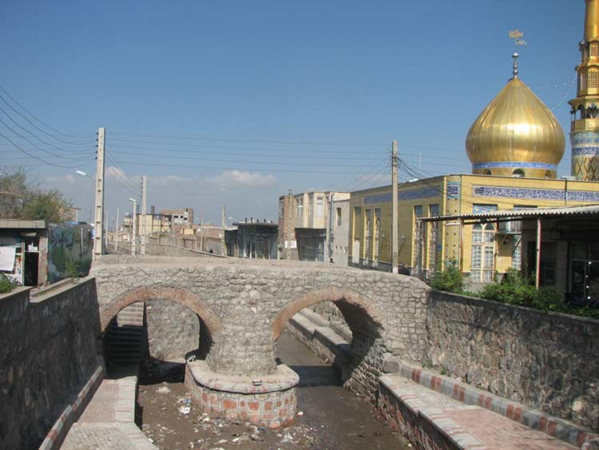 Ancient bridge in East Azerbaijan countryside