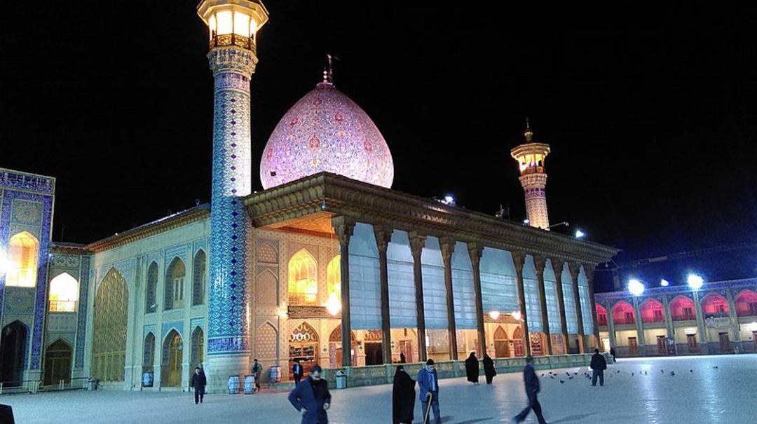 Chaharshanbe Suri celebrations at night in Iran