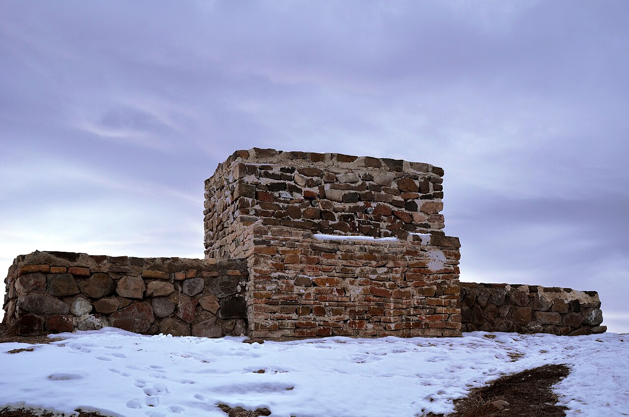 Alamut Castle in the Alborz Mountains