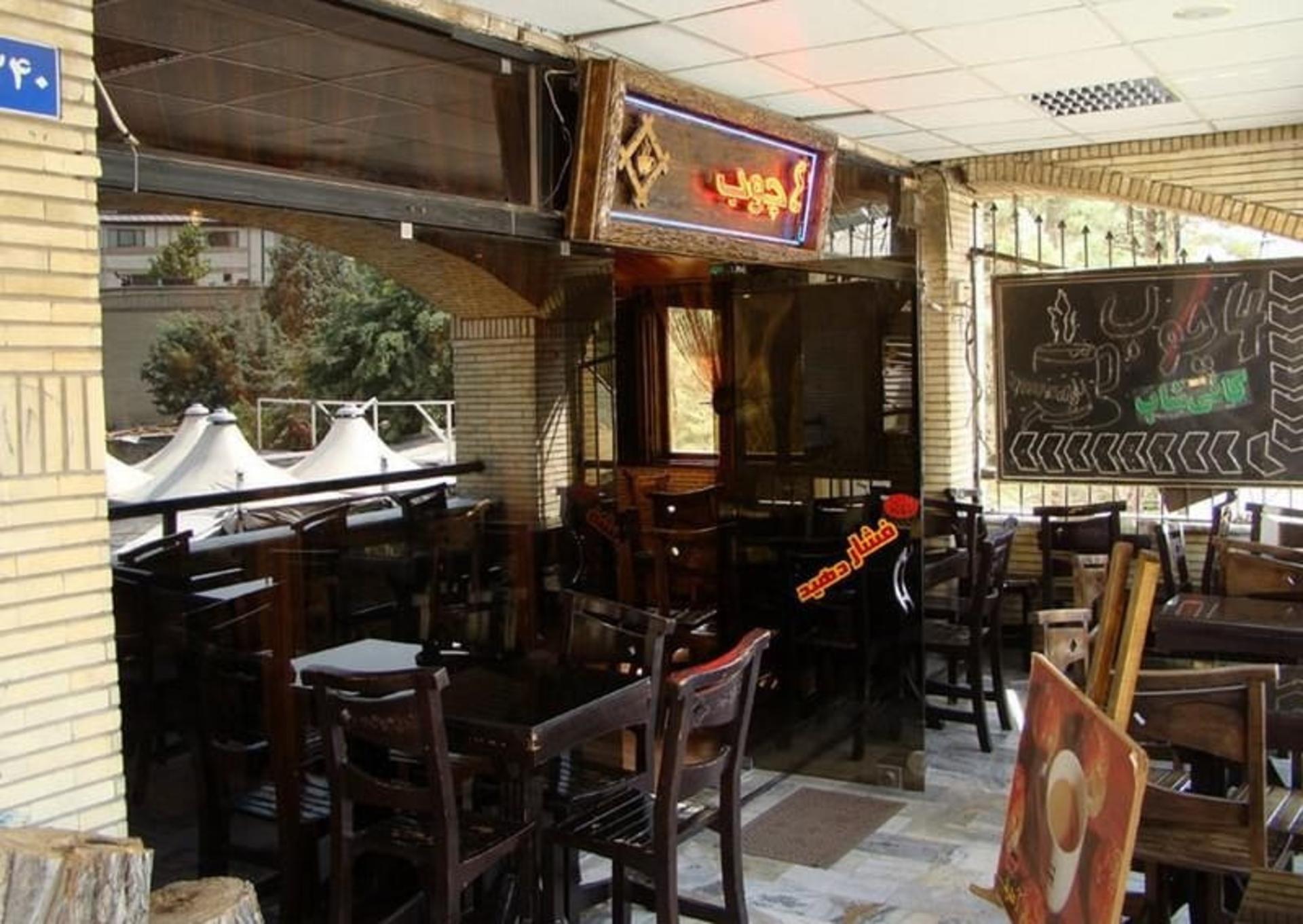 Interior courtyard with brick arches and shops