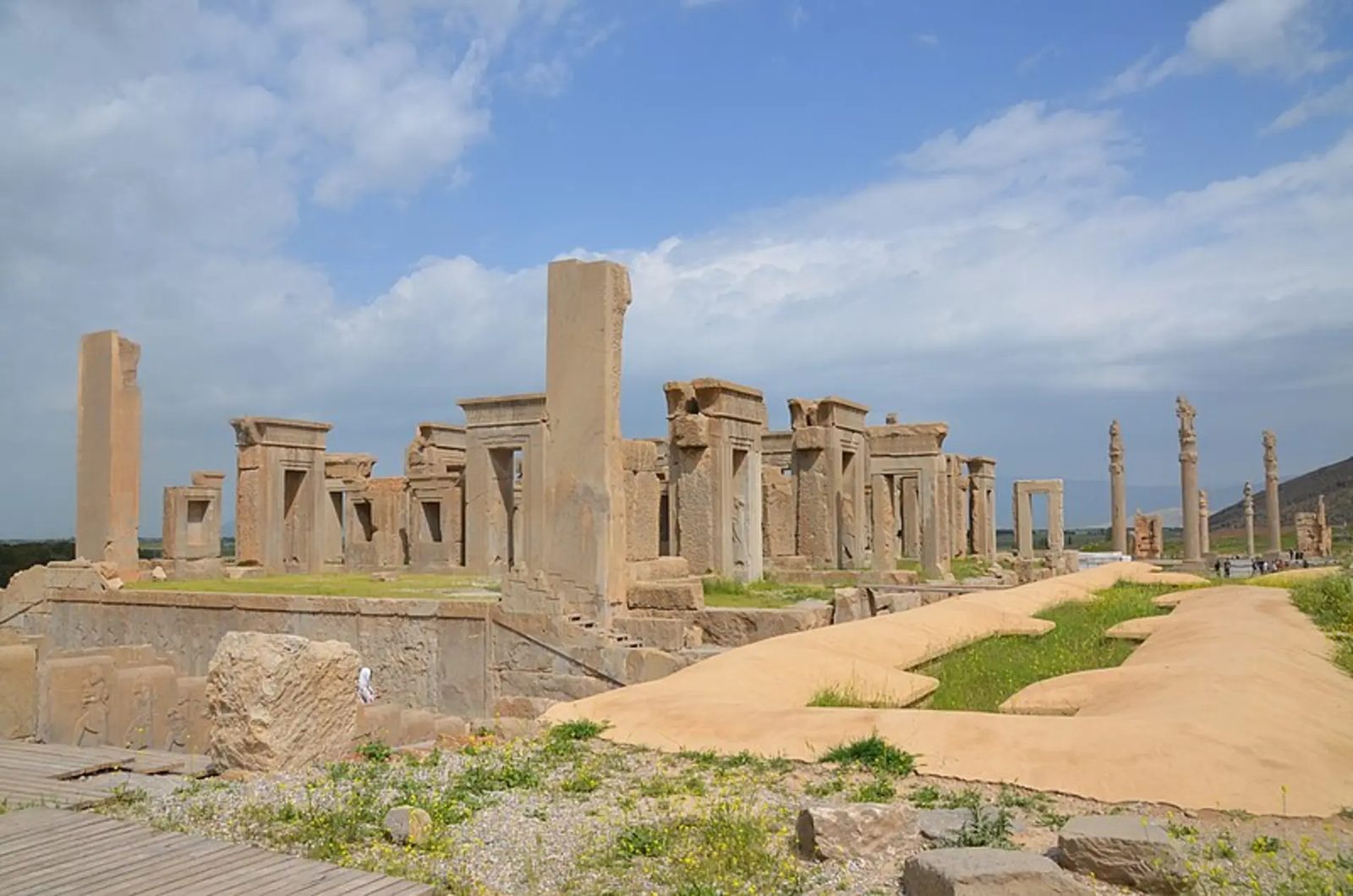Palace grounds in Iran