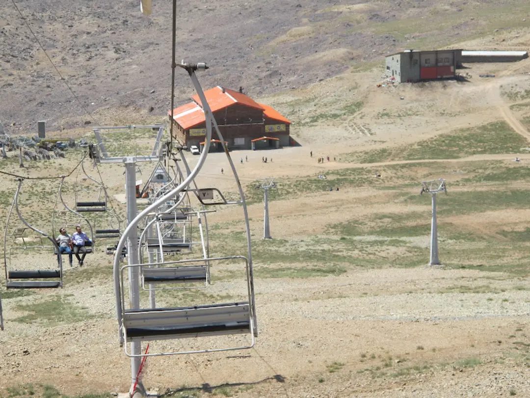 Tochal ski resort near Tehran in summer